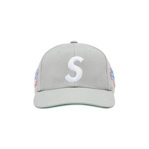 Кепка Supreme World Famous S Logo 6-Panel 'Grey'