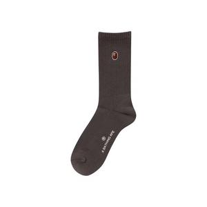 Носки и гольфы BAPE One Point Socks 'Grey/Charcoal'