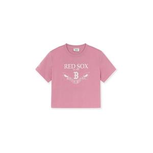 ЖЕНСКАЯ ВИНТАЖНАЯ УКОРОЧЕННАЯ ФУТБОЛКА BOSTON RED SOX