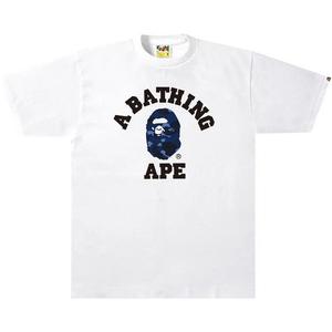 Футболки BAPE Color Camo College Tee 'White/Navy'