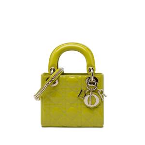 Сумка-сэтчел Mini Patent Cannage Lady Dior (2021 год)