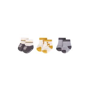Детские носки Hudson Baby, 3 пары, нескользящие, жираф 00773CH