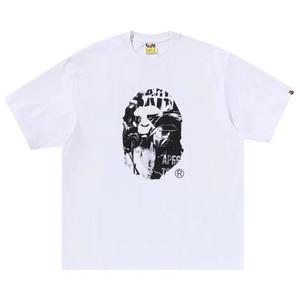 Топы BAPE Photo Print Ape Head Relaxed Fit Tee 'White'