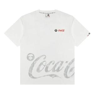 Футболки с коротким рукавом AAPE x Coca Cola Graphic Tee 'White'