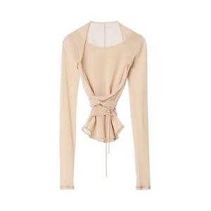 Рубашки и топы Lemaire Ballerina Knotted Top 'Powder'
