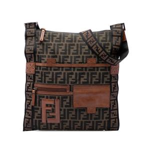 Сумка через плечо Zucca Canvas FF Flat Messenger Bag (2000-2010-е годы)