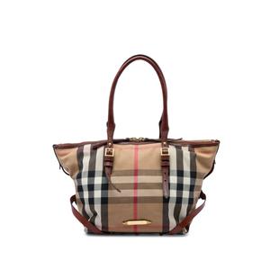 2000-2017 Small House Check Canvas Bridle Salisbury tote bag