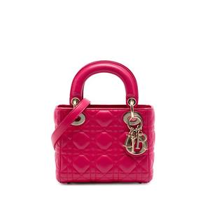 Сумка-сэтчел Mini Lambskin Cannage Lady Dior (2015 год)
