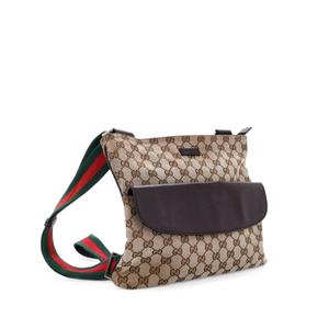 Сумка через плечо Front Pocket Messenger Bag GG Canvas Medium