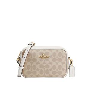 Мини-сумка Jamie Camera Bag из фирменного канваса - песочный/меловой