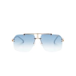 Солнцезащитные очки в безободковой оправе