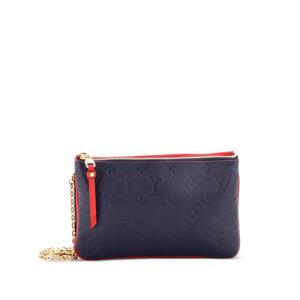 Клатч Double Zip Pochette Monogram Empreinte Leather