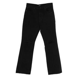 Джинсы bootcut с прорезями