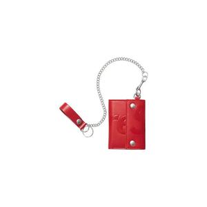 Кошельки Supreme Leather Chain Wallet «Красный»