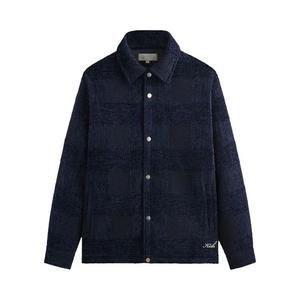 Рубашки-овершоты Kith Chenille Plaid Brixton Puffed Shirt Jacket «Nocturnal»