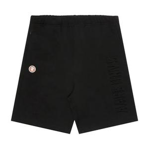 Шорты AAPE Moonface Patch Sweat Shorts 'Black'