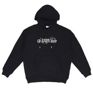 Худи Off-White Bookish Flower Skate Hoodie 'Black/White'