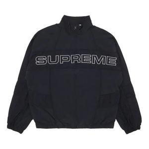 Трековые куртки Supreme Jacquard Panel Track Jacket 'Black'