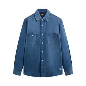 Рубашки на пуговицах Kith Chambray Apollo Shirt 'Средний индиго'