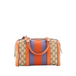 Маленькая сумка-сэтчел Vintage Web Boston Bag GG Canvas
