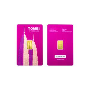 [TOMEI Exclusive] Золотой слиток Twin Towers 2G | Чистое золото 9999