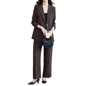 Однобортный приталенный костюм YGH-EQ8908set