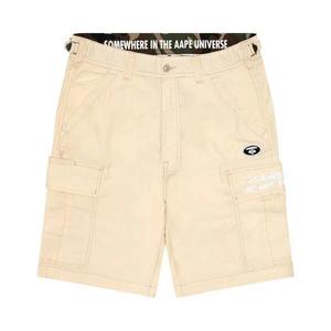 Шорты AAPE Moonface Cargo 'Ivory/Beige'