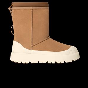 Ботинки UGG Classic Short Weather Hybrid Boot 'Каштан Белая Шапка'