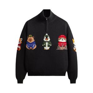 Полузастежки Kith Kithmas Animals Wyona Quarter Zip 'Black'