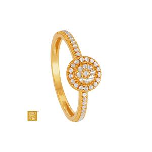 HABIB Oro Italia Кольцо из желтого и белого золота 916 GR61571225(YW)-BI (22K золото)