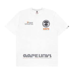 Футболка AAPE Moonface Graphic Tee 'Белый'