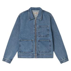 Джинсовые куртки Stussy Denim Zip Work Jacket 'Washed Blue'