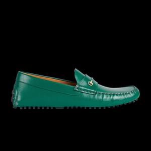 Лоферы Gucci Driver Loafer 'Horsebit - Зеленый'