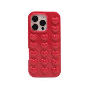 Красный глянцевый чехол для iPhone 16 Pro Max