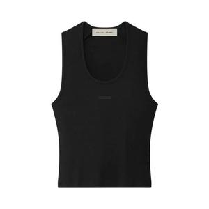 Майка Fear of God Essentials Rib Knit Fitted Tank 'Vintage Black'