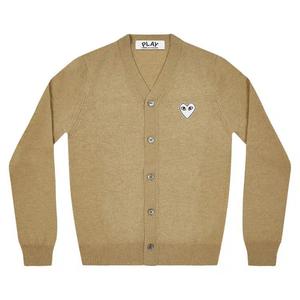 Кардиганы Comme des Garçons PLAY Natural Cardigan With White Heart 'Natural'