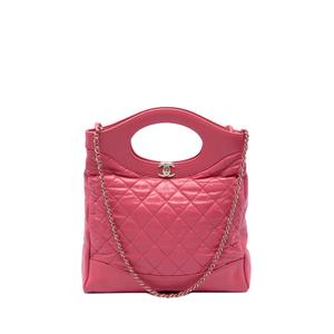 Маленькая стеганая сумка-сэтчел Shiny Aged Calfskin 31 Shopping Bag (2019 год)