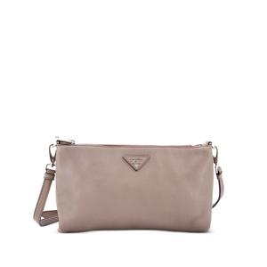 Сумка через плечо Flat Zip Vitello Daino Mini