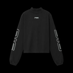 Футболки с длинным рукавом Fear of God Essentials Slim Mock Neck Long-Sleeve Tee 'Washed Vintage Black'