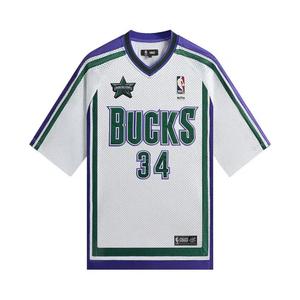 Рубашки и топы Kith For NBA All-Star Milwaukee Bucks Leon Shirt 'Белый'