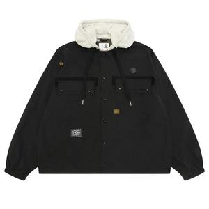 Куртки AAPE Hooded Utility Jacket 'Black/Light'