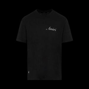 Футболки Amiri Script Logo Tee 'Black'