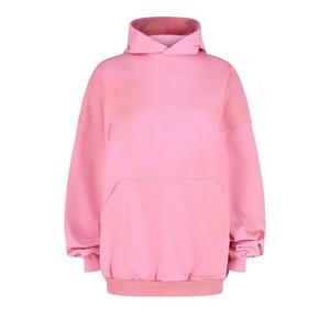 Худи Balenciaga Oversized Aged Hoodie 'Розовый Черный'
