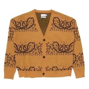 Кардиганы Rhude Bandana Knit Cardigan 'Yellow/Black'