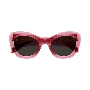 Солнцезащитные очки Alexander McQueen Cat Eye 'Розовый/Серый'