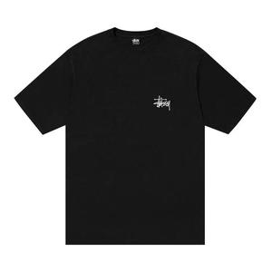 Футболки Stussy Basic Pigment Dyed Tee 'Black'