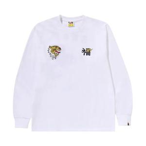 Футболки с длинным рукавом BAPE Souvenir Graphic Long-Sleeve Tee 'White'