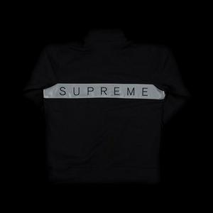 Худи Supreme 2-Tone 3M Reflective Half Zip Sweat 'Black'