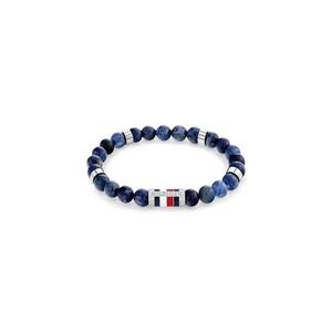 BEADS Мужской браслет НЕРЖАВЕЮЩАЯ СТАЛЬ И ГОЛУБОЙ СОДАЛИТ Ремешок - Циферблат 2790711