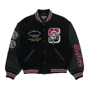 Варсити-куртки Supreme x HYSTERIC GLAMOUR Varsity Jacket 'Black'